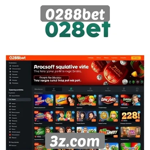 Avaliação da interface do usuário do site 0288bet